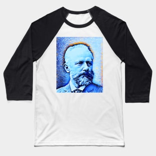 Pyotr Ilyich Tchaikovsky Portrait | Pyotr Ilyich Tchaikovsky Artwork | Pyotr Ilyich Tchaikovsky 14 Baseball T-Shirt